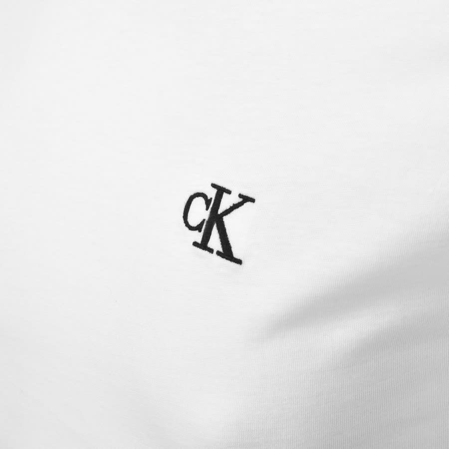 Alternative Image for ProductCalvin Klein Jeans Logo T Shirt White3